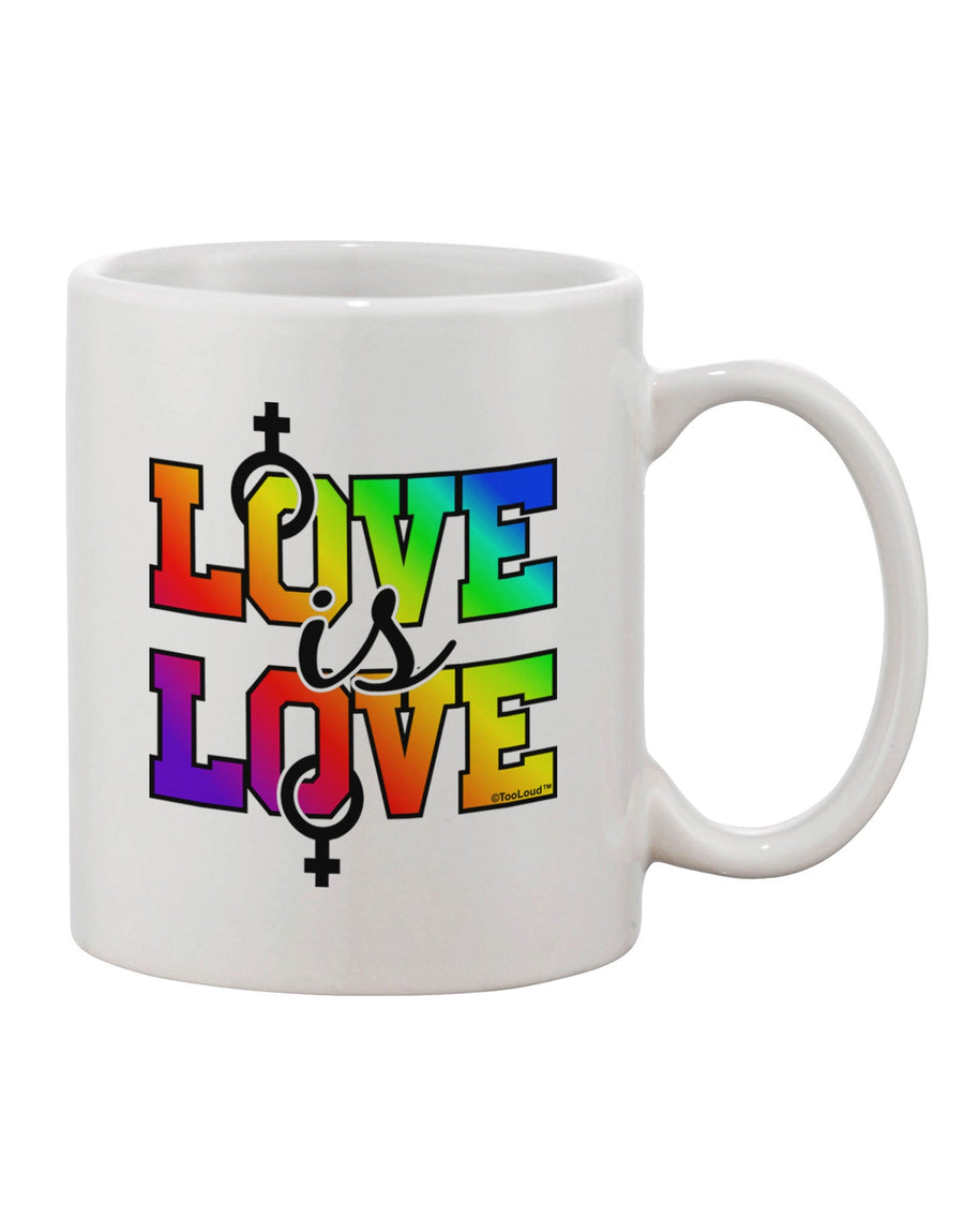 Lesbian Pride 11 oz Coffee Mug - A Celebration of Love and Equality TooLoud-11 OZ Coffee Mug-TooLoud-White-Davson Sales