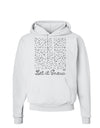 Let It Snow Falling Snowflakes - Christmas Hoodie Sweatshirt-Hoodie-TooLoud-White-Small-Davson Sales