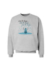 Let It Snow Happy Snowman Sweatshirt-Sweatshirts-TooLoud-AshGray-Small-Davson Sales