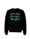 Let the Shenanigans Begin Adult Dark Sweatshirt-Sweatshirts-TooLoud-Black-Small-Davson Sales