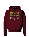 Let the Shenanigans Begin Dark Hoodie Sweatshirt-Hoodie-TooLoud-Maroon-Small-Davson Sales