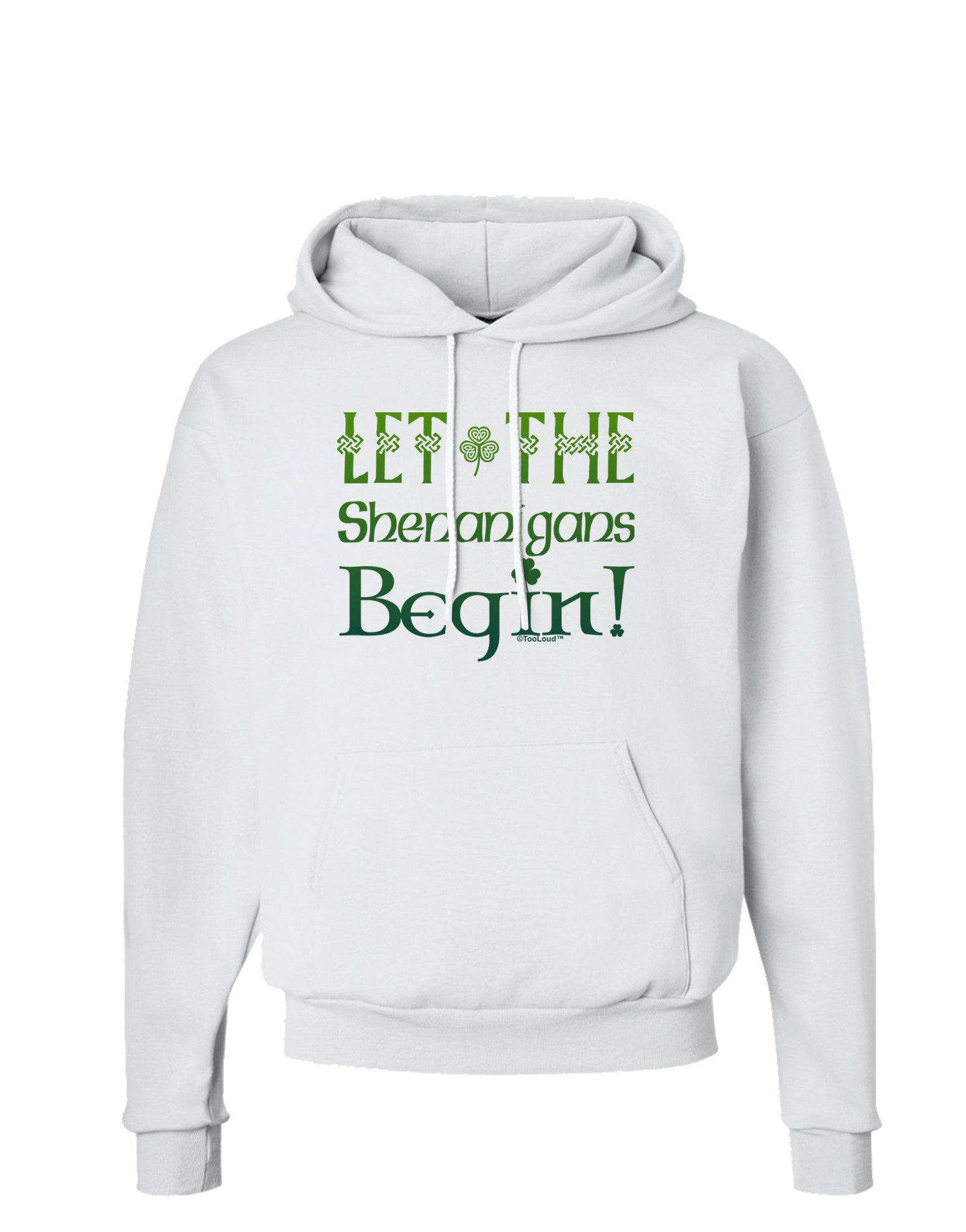 Let the Shenanigans Begin Hoodie Sweatshirt-Hoodie-TooLoud-White-Small-Davson Sales