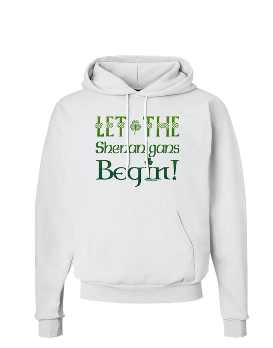 Let the Shenanigans Begin Hoodie Sweatshirt-Hoodie-TooLoud-White-Small-Davson Sales