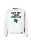 Lets Get Feckin Shetfaced St. Patrick's Day Sweatshirt-Sweatshirts-TooLoud-White-Small-Davson Sales