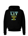 Let's Get Lit Menorah Dark Hoodie Sweatshirt-Hoodie-TooLoud-Black-Small-Davson Sales