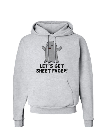 Let's Get Sheet Faced Hoodie Sweatshirt by TooLoud-Hoodie-TooLoud-AshGray-Small-Davson Sales