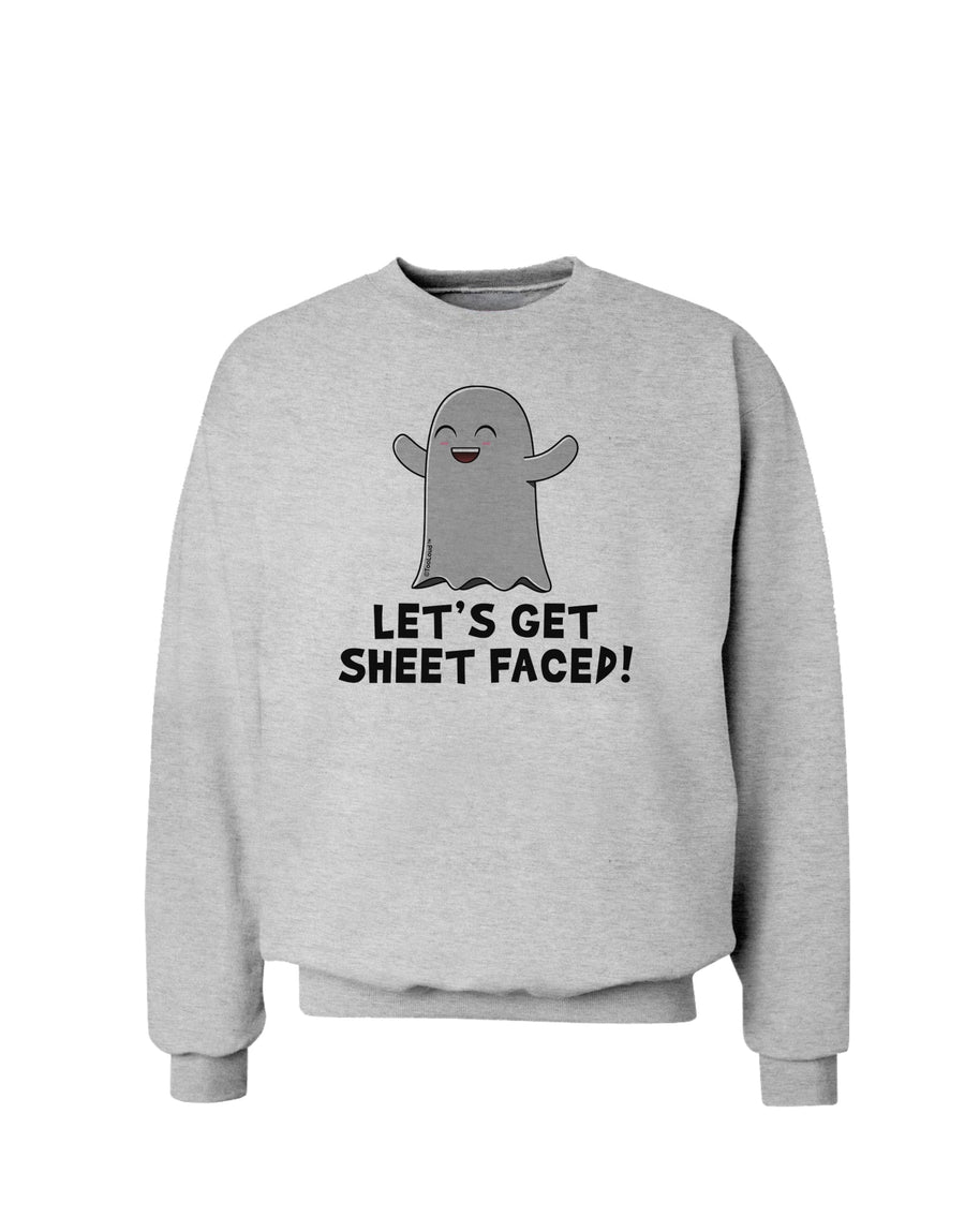 Let's Get Sheet Faced Sweatshirt by TooLoud-Sweatshirts-TooLoud-White-Small-Davson Sales