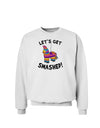 Let's Get Smashed Pinata Sweatshirt-Sweatshirts-TooLoud-White-Small-Davson Sales