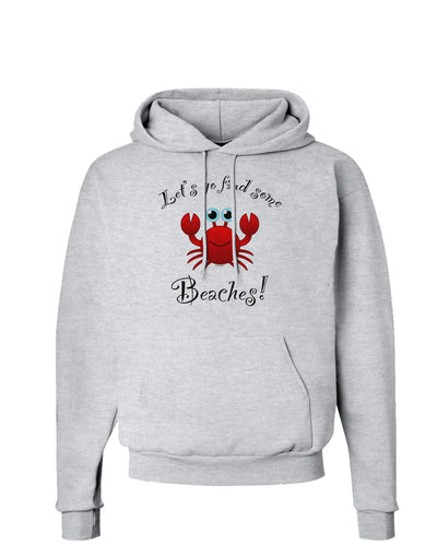 Lets Go Find Some Beaches Hoodie Sweatshirt-Hoodie-TooLoud-AshGray-Small-Davson Sales