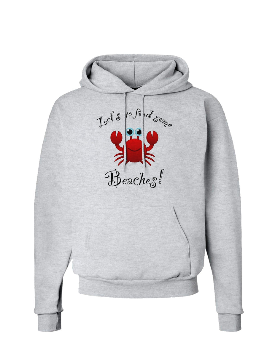 Lets Go Find Some Beaches Hoodie Sweatshirt-Hoodie-TooLoud-White-Small-Davson Sales