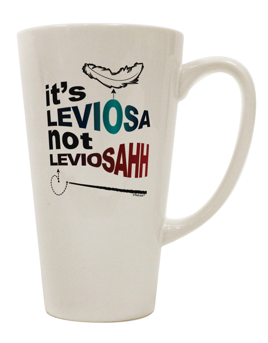 LeviOsa Mastery 16 Ounce Conical Latte Coffee Mug - TooLoud-Conical Latte Mug-TooLoud-White-Davson Sales