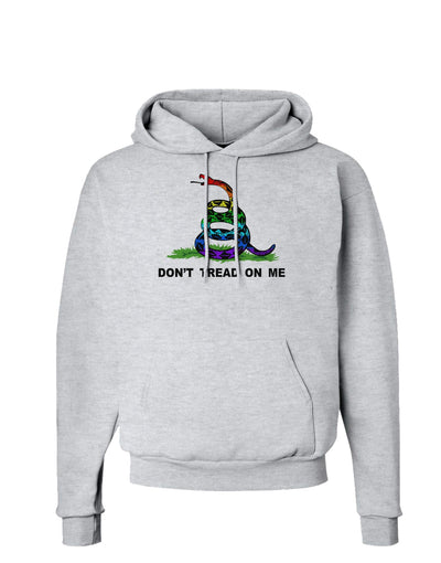 LGBT Freedom Rainbow Don't Tread on Me Hoodie Sweatshirt-Hoodie-TooLoud-AshGray-Small-Davson Sales