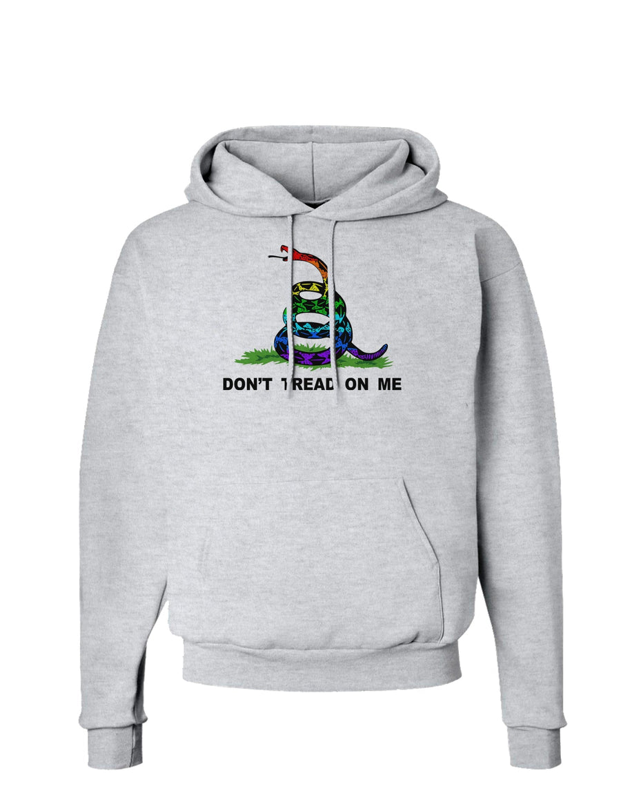 LGBT Freedom Rainbow Don't Tread on Me Hoodie Sweatshirt-Hoodie-TooLoud-White-Small-Davson Sales