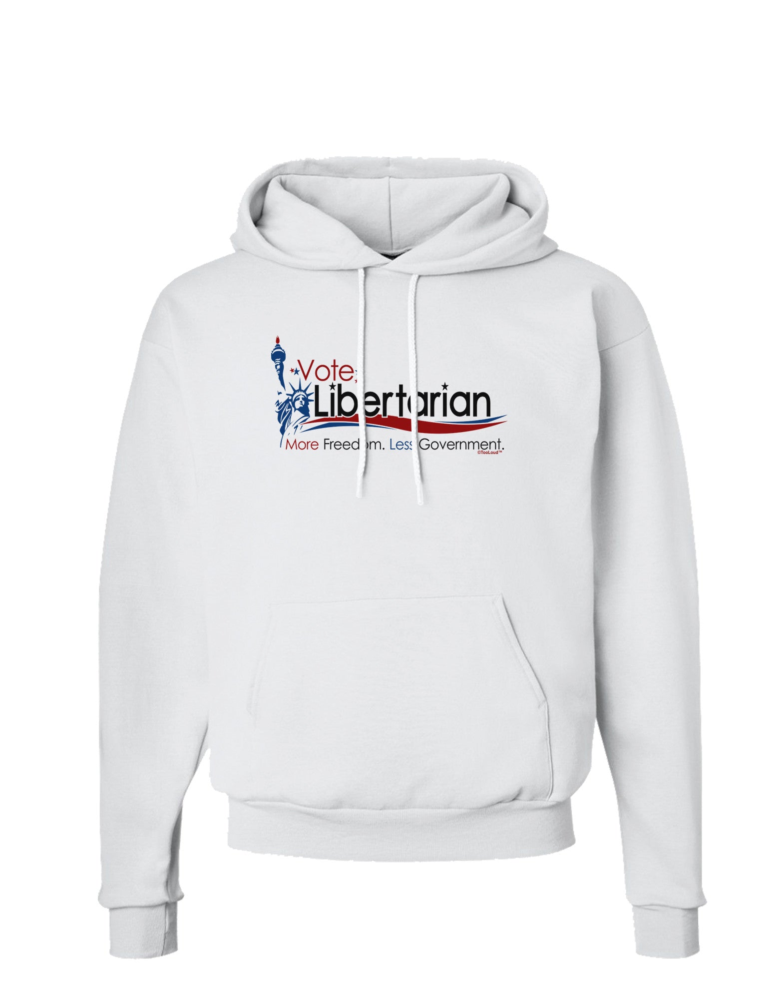 Libertarian Slogan Hoodie Sweatshirt-Hoodie-TooLoud-White-Small-Davson Sales