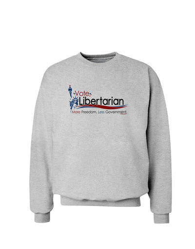 Libertarian Slogan Sweatshirt-Sweatshirts-TooLoud-AshGray-Small-Davson Sales