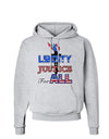 Liberty and Justice for All Hoodie Sweatshirt-Hoodie-TooLoud-AshGray-Small-Davson Sales