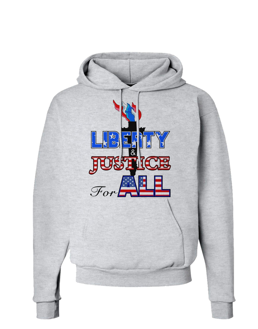 Liberty and Justice for All Hoodie Sweatshirt-Hoodie-TooLoud-White-Small-Davson Sales