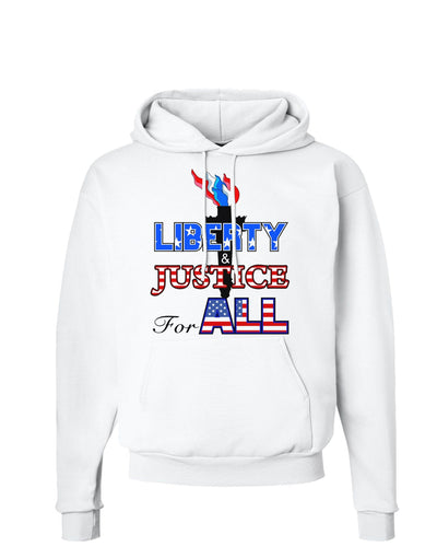 Liberty and Justice for All Hoodie Sweatshirt-Hoodie-TooLoud-White-Small-Davson Sales