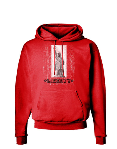 Liberty Vintage Dark Hoodie Sweatshirt-Hoodie-TooLoud-Red-Small-Davson Sales