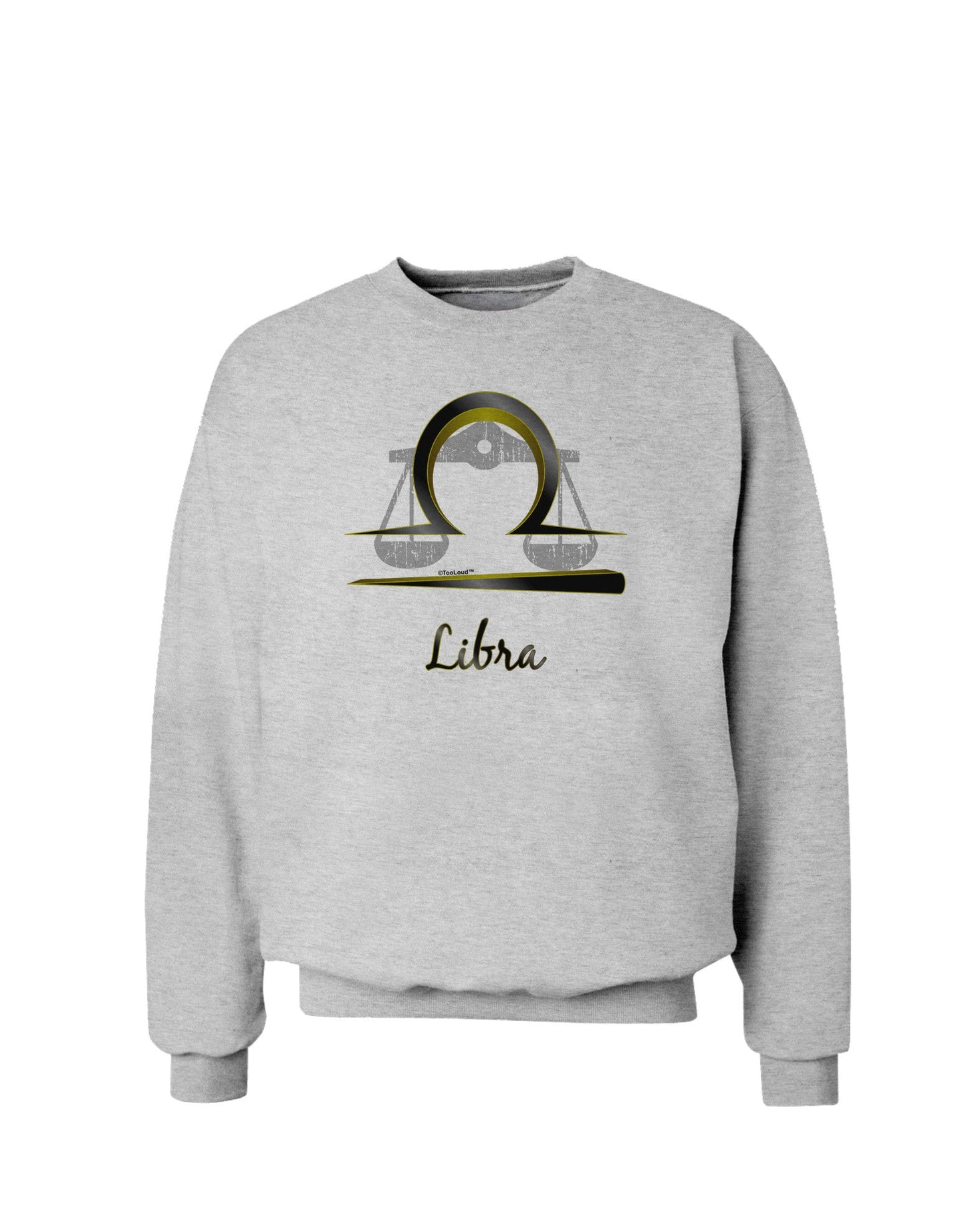 Libra Symbol Sweatshirt-Sweatshirts-TooLoud-AshGray-Small-Davson Sales