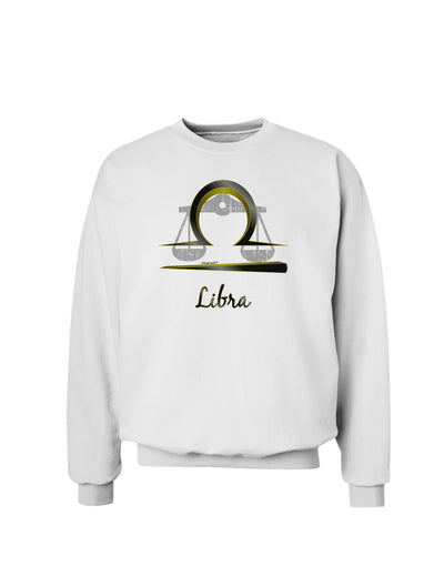 Libra Symbol Sweatshirt-Sweatshirts-TooLoud-White-Small-Davson Sales