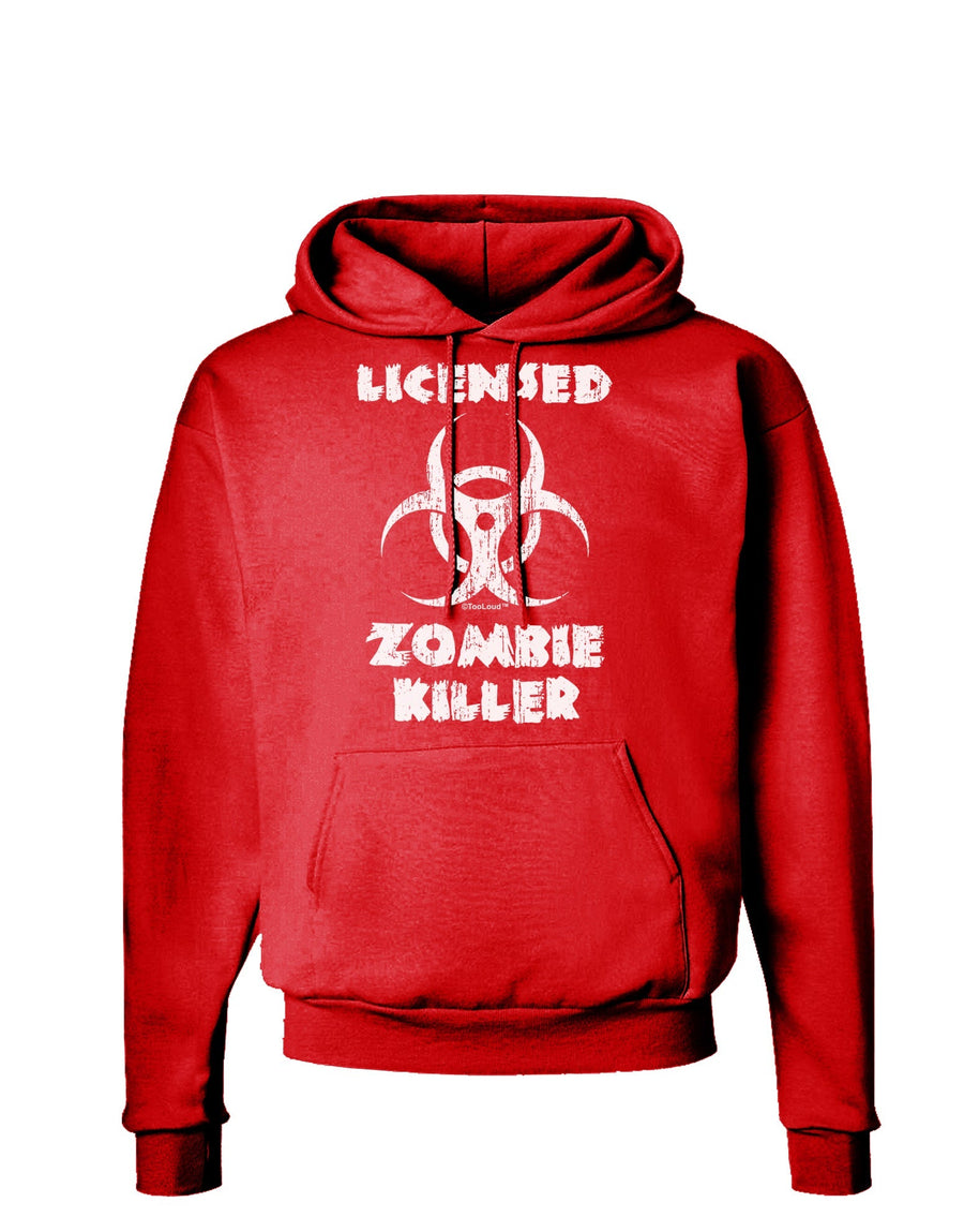 Licensed Zombie Killer - Biohazard Dark Hoodie Sweatshirt by TooLoud-Hoodie-TooLoud-Black-Small-Davson Sales