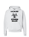 Licensed Zombie Killer - Biohazard Hoodie Sweatshirt by TooLoud-Hoodie-TooLoud-White-Small-Davson Sales