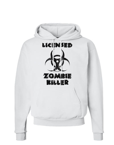 Licensed Zombie Killer - Biohazard Hoodie Sweatshirt by TooLoud-Hoodie-TooLoud-White-Small-Davson Sales