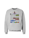 Life Liberty Pursuit of Happiness Sweatshirt-Sweatshirts-TooLoud-AshGray-Small-Davson Sales