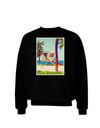 Lifeguard Station Watercolor Adult Dark Sweatshirt-Sweatshirts-TooLoud-Black-Small-Davson Sales