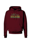 Lifes a Beach Color Dark Hoodie Sweatshirt by TooLoud-Hoodie-TooLoud-Maroon-Small-Davson Sales