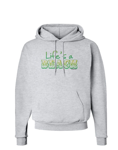 Lifes a Beach Color Hoodie Sweatshirt by TooLoud-Hoodie-TooLoud-AshGray-Small-Davson Sales