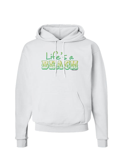 Lifes a Beach Color Hoodie Sweatshirt by TooLoud-Hoodie-TooLoud-White-Small-Davson Sales