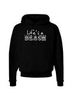 Lifes a Beach Dark Hoodie Sweatshirt by TooLoud-Hoodie-TooLoud-Black-Small-Davson Sales