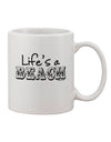 Lifes a Beach - Exquisite 11 oz Coffee Mug Crafted by a Drinkware Expert-11 OZ Coffee Mug-TooLoud-White-Davson Sales