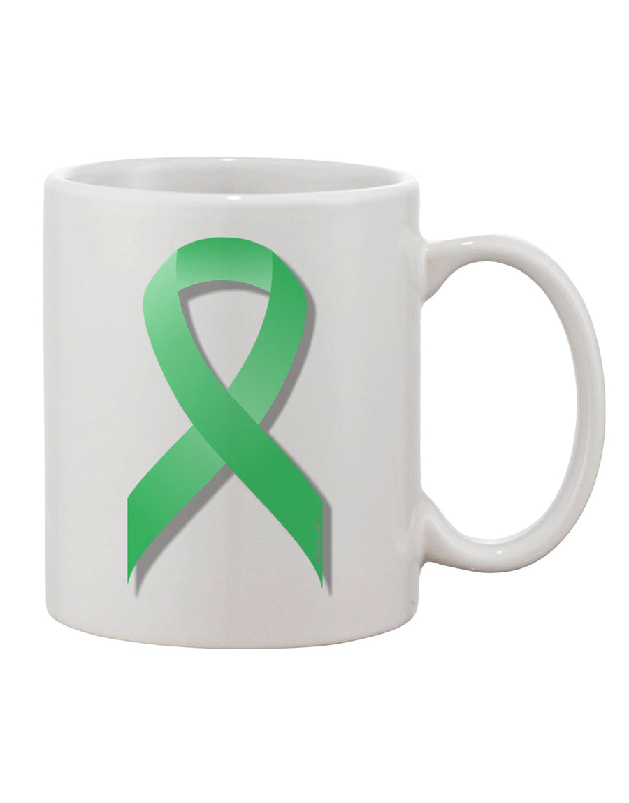 Light Green Printed 11 oz Coffee Mug - Perfect for Celiac Disease Awareness Ribbon Enthusiasts - TooLoud-11 OZ Coffee Mug-TooLoud-White-Davson Sales