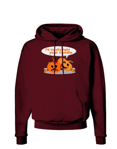 Light your candle Dark Hoodie Sweatshirt-Hoodie-TooLoud-Maroon-Small-Davson Sales