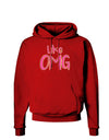 Like OMG Dark Hoodie Sweatshirt by TooLoud-Hoodie-TooLoud-Red-Small-Davson Sales