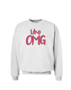 Like OMG Sweatshirt by TooLoud-Sweatshirts-TooLoud-White-Small-Davson Sales