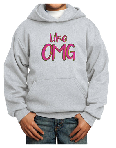 Like OMG Youth Hoodie Pullover Sweatshirt by TooLoud-Youth Hoodie-TooLoud-Ash-XS-Davson Sales