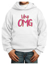 Like OMG Youth Hoodie Pullover Sweatshirt by TooLoud-Youth Hoodie-TooLoud-White-XS-Davson Sales