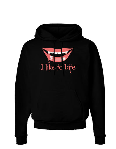 Like to Bite Dark Hoodie Sweatshirt-Hoodie-TooLoud-Black-Small-Davson Sales