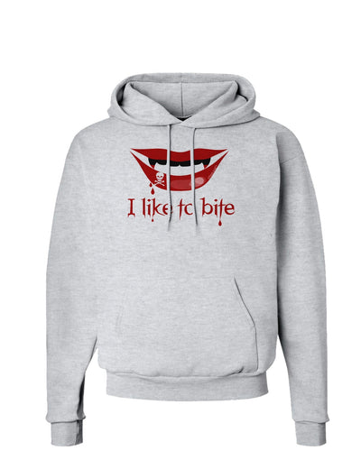 Like to Bite Hoodie Sweatshirt-Hoodie-TooLoud-AshGray-Small-Davson Sales