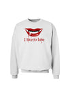 Like to Bite Sweatshirt-Sweatshirts-TooLoud-White-Small-Davson Sales