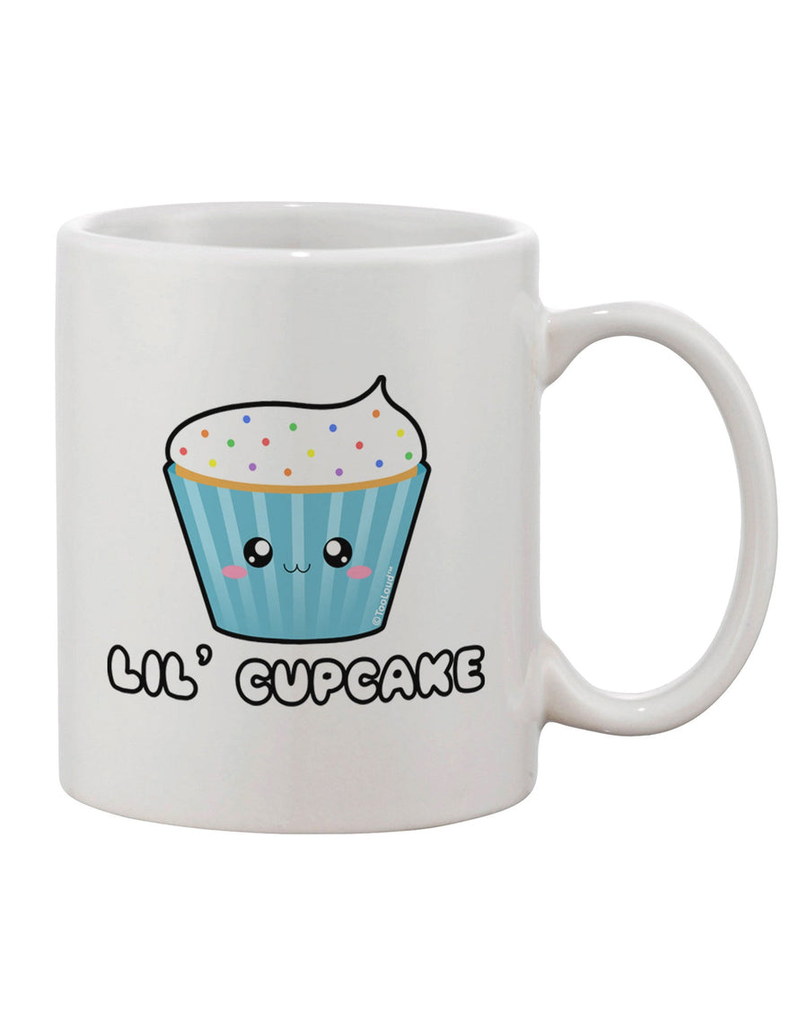 Lil Cupcake Printed 11 oz Coffee Mug - A Delightful Blend of Cuteness and Sprinkles by TooLoud-11 OZ Coffee Mug-TooLoud-White-Davson Sales