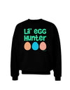 Lil' Egg Hunter - Easter - Green Adult Dark Sweatshirt by TooLoud-Sweatshirts-TooLoud-Black-Small-Davson Sales