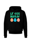 Lil' Egg Hunter - Easter - Green Dark Hoodie Sweatshirt by TooLoud-Hoodie-TooLoud-Black-Small-Davson Sales