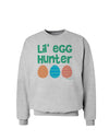 Lil' Egg Hunter - Easter - Green Sweatshirt by TooLoud-Sweatshirts-TooLoud-AshGray-Small-Davson Sales