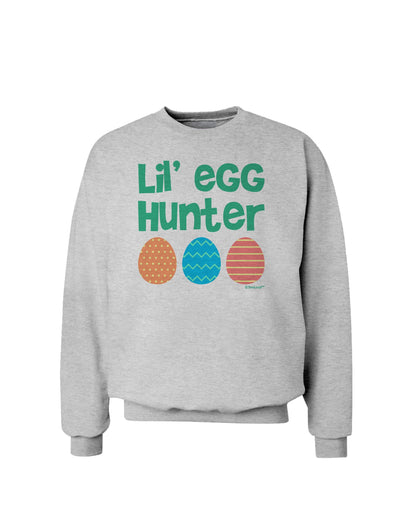 Lil' Egg Hunter - Easter - Green Sweatshirt by TooLoud-Sweatshirts-TooLoud-AshGray-Small-Davson Sales