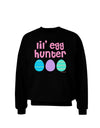 Lil' Egg Hunter - Easter - Pink Adult Dark Sweatshirt by TooLoud-Sweatshirts-TooLoud-Black-Small-Davson Sales